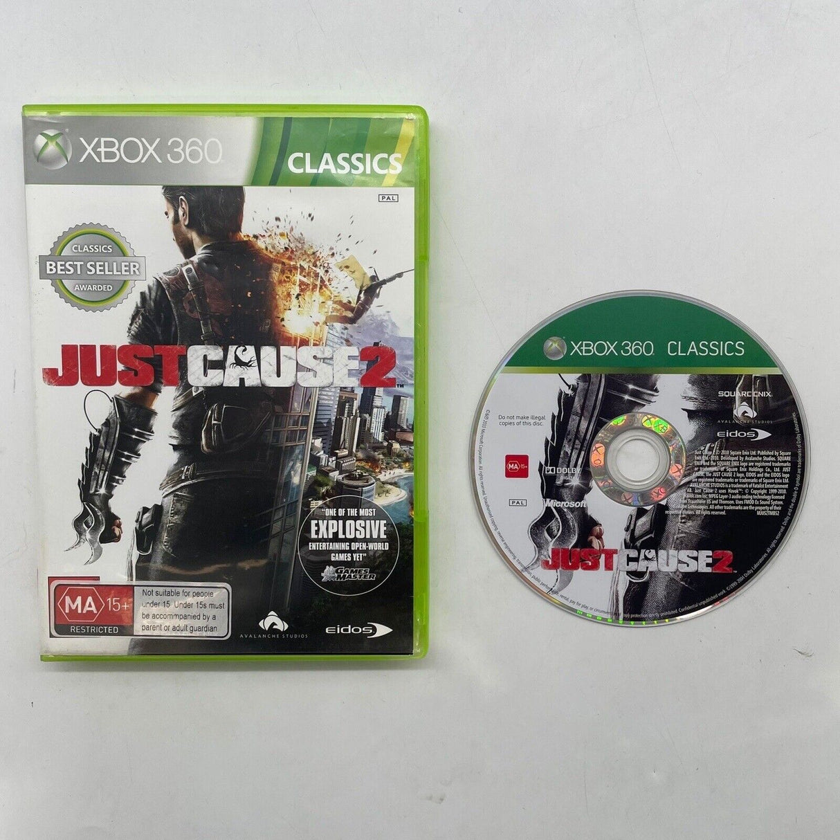Just Cause 2 II Xbox 360 Game PAL 06n3