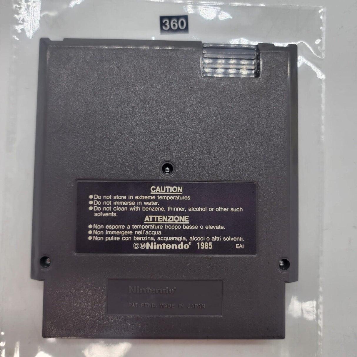 Rad Racer Nintendo Entertainment System Game PAL