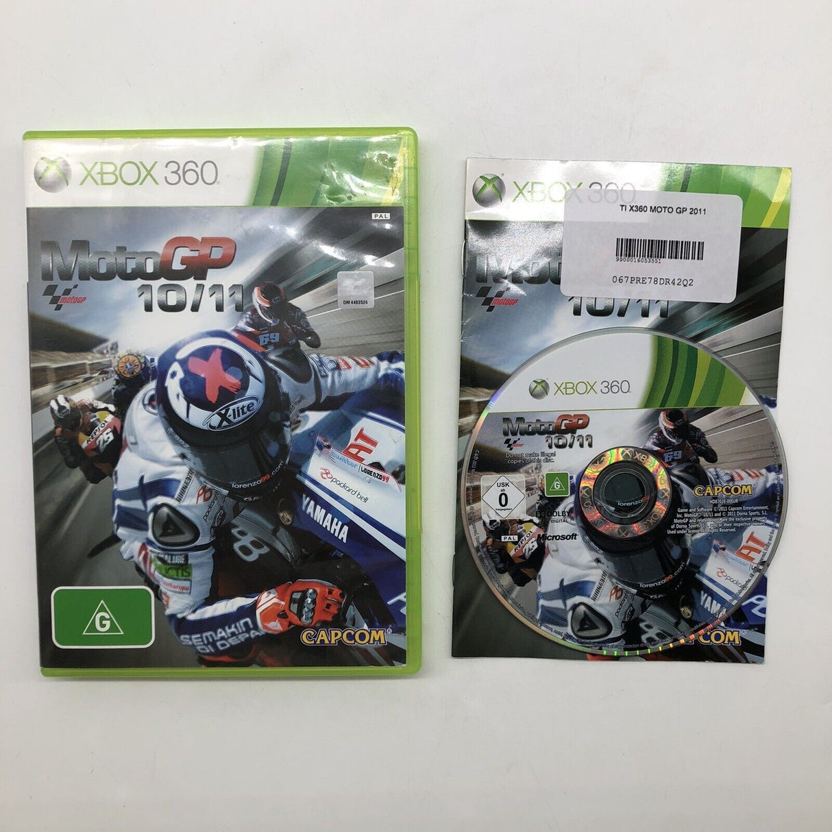MotoGP 10/11 Xbox 360 Game + Manual 24d3