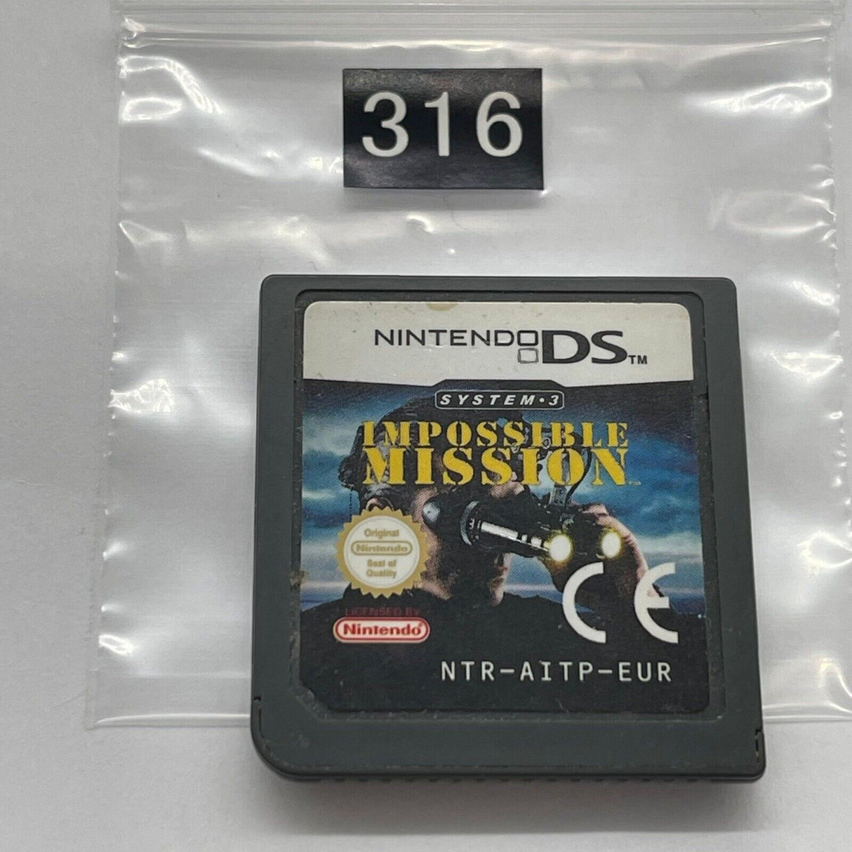 Impossible Mission Nintendo DS Game Cartridge