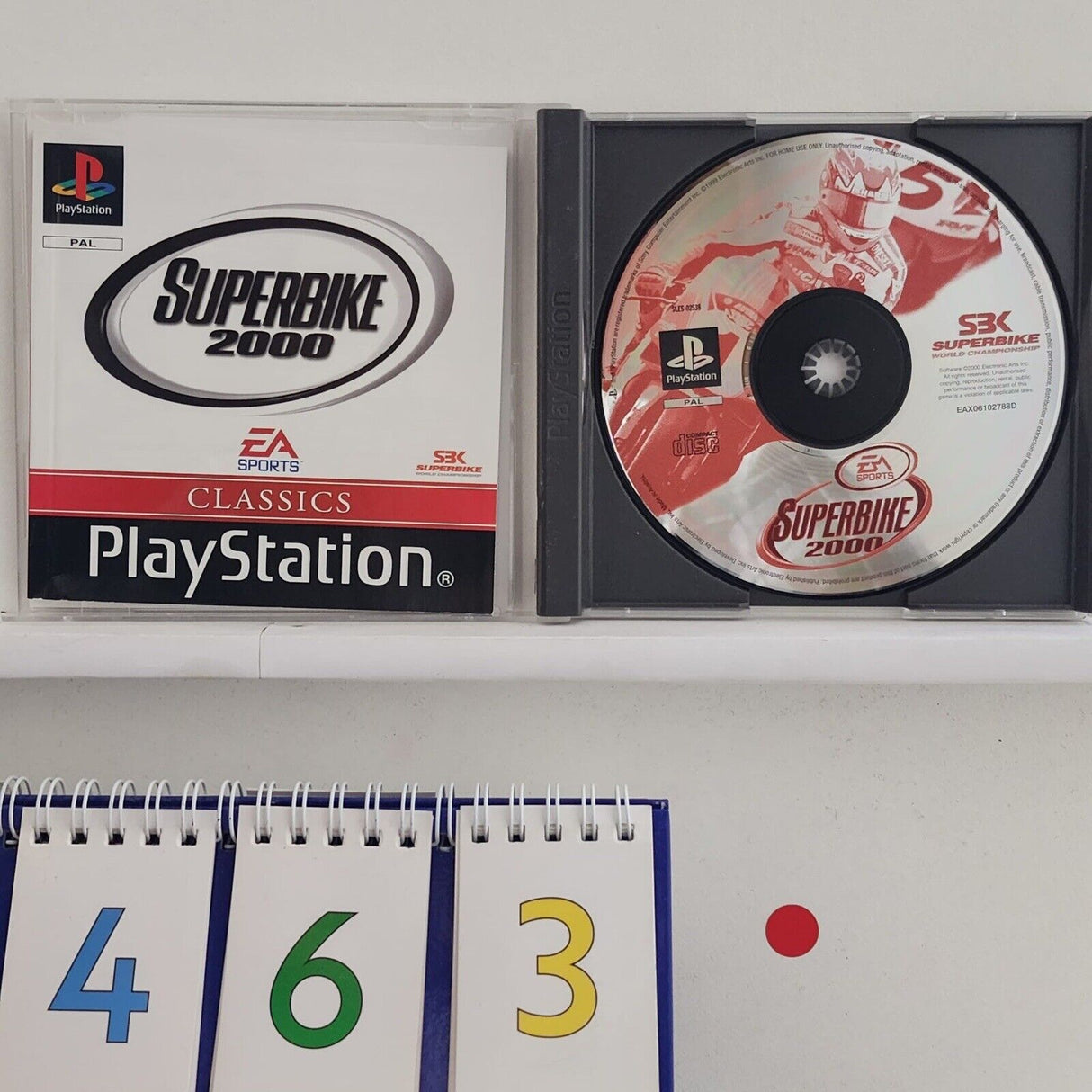 Superbike 2000 PS1 Playstation 1 Game + Manual PAL