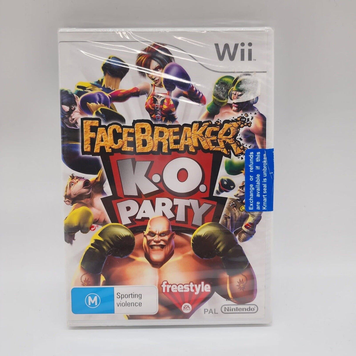 Facebreaker KO Party Nintendo Wii Game PAL Brand New SEALED