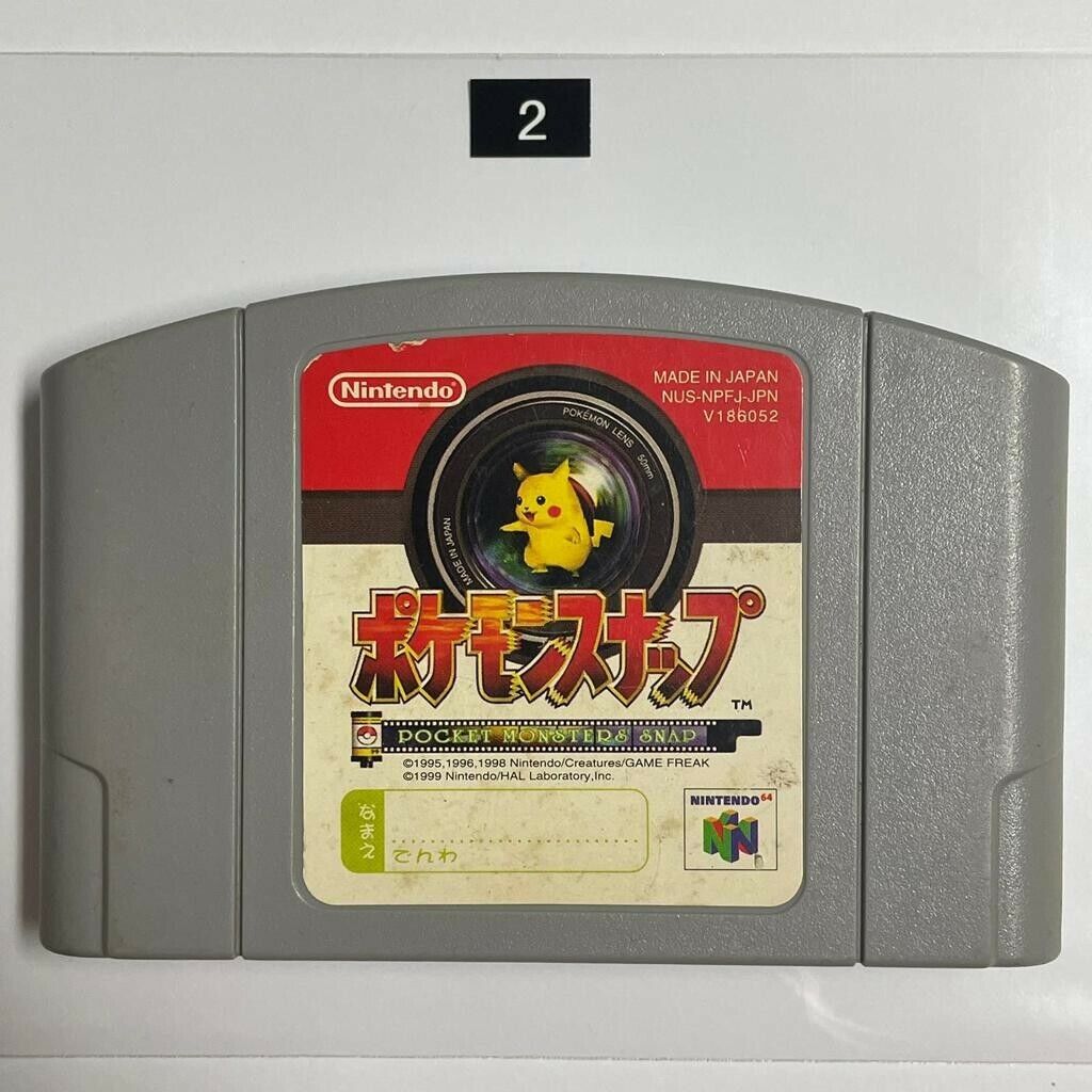 Pokemon Snap Nintendo 64 N64 Game cartridge NTSC-J