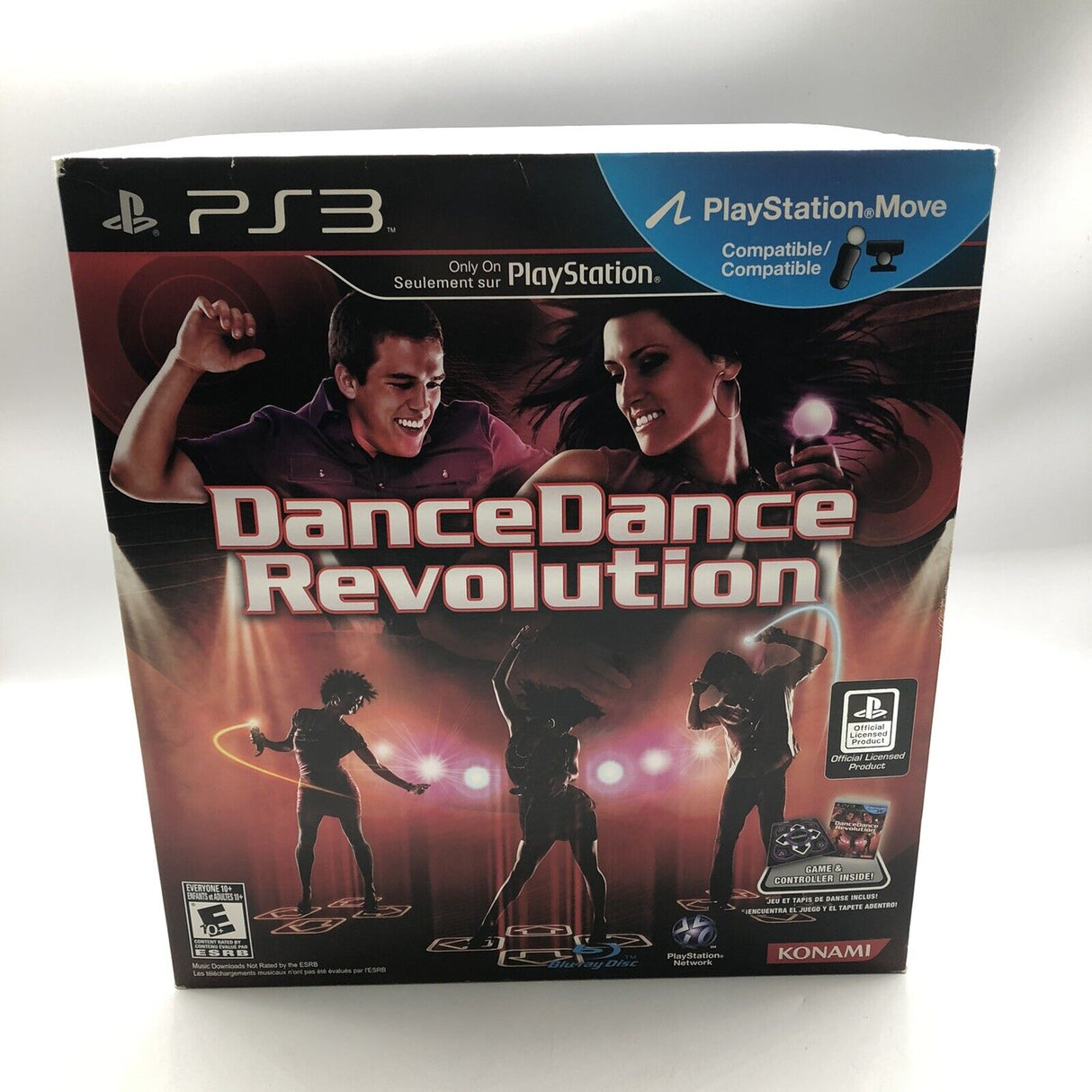 Dance Dance Revolution PS3 Game and Controller