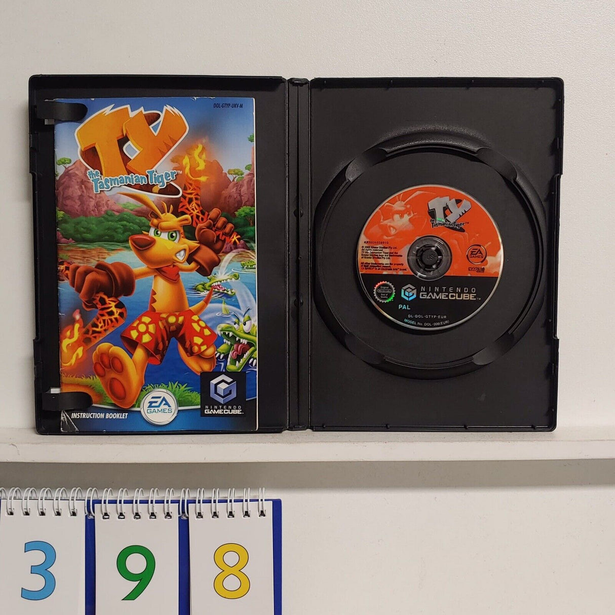 Ty The Tasmanian Tiger Nintendo GameCube game + manual PAL