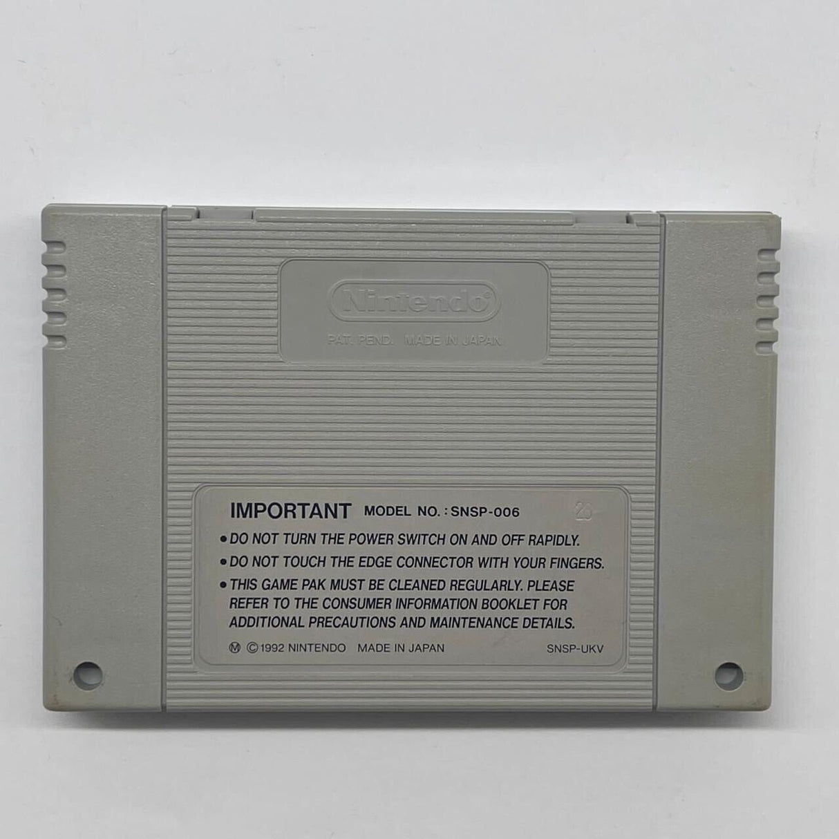 Another World Super Nintendo SNES Game Cartridge PAL