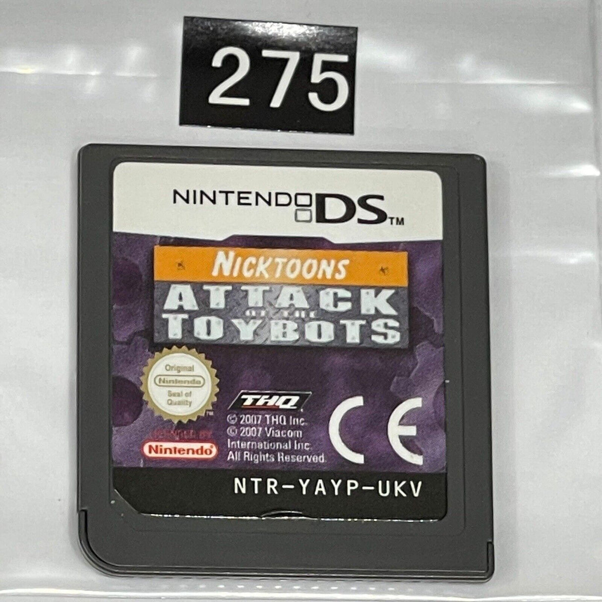 Nicktoons Attack Of The Toybots Nintendo DS Game Cartridge