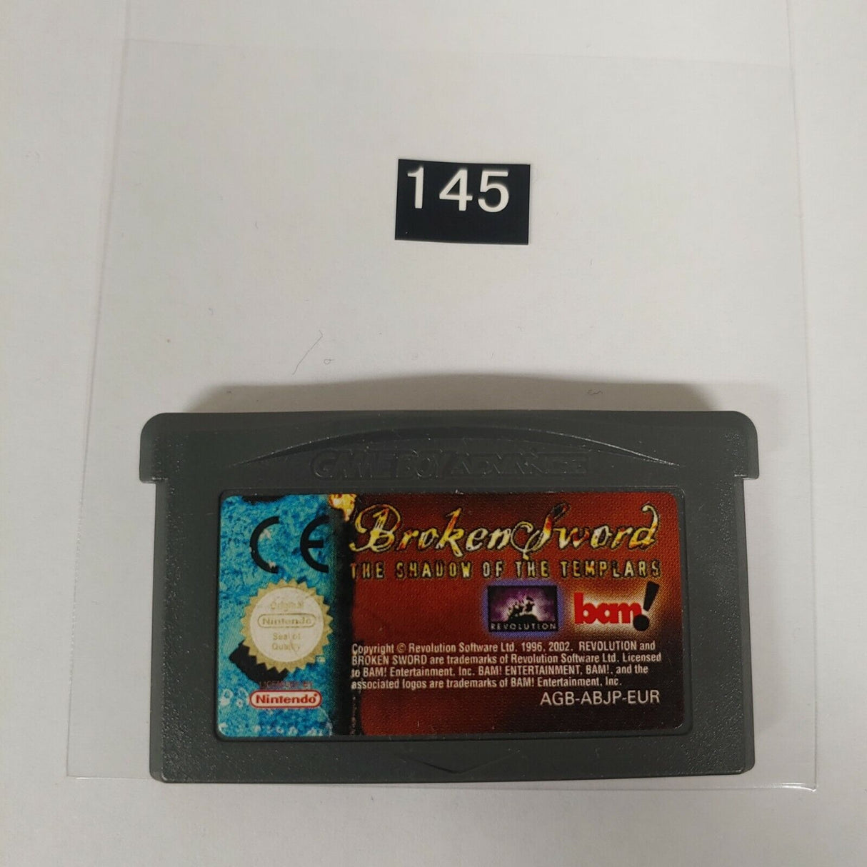 Broken Sword The shadow of the Templars Gameboy Advance GBA Game