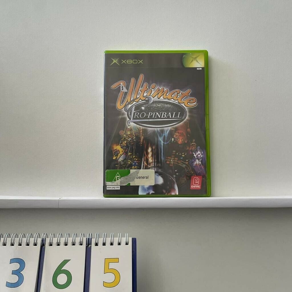 Ultimate Pro Pinball Xbox Original Game + Manual PAL