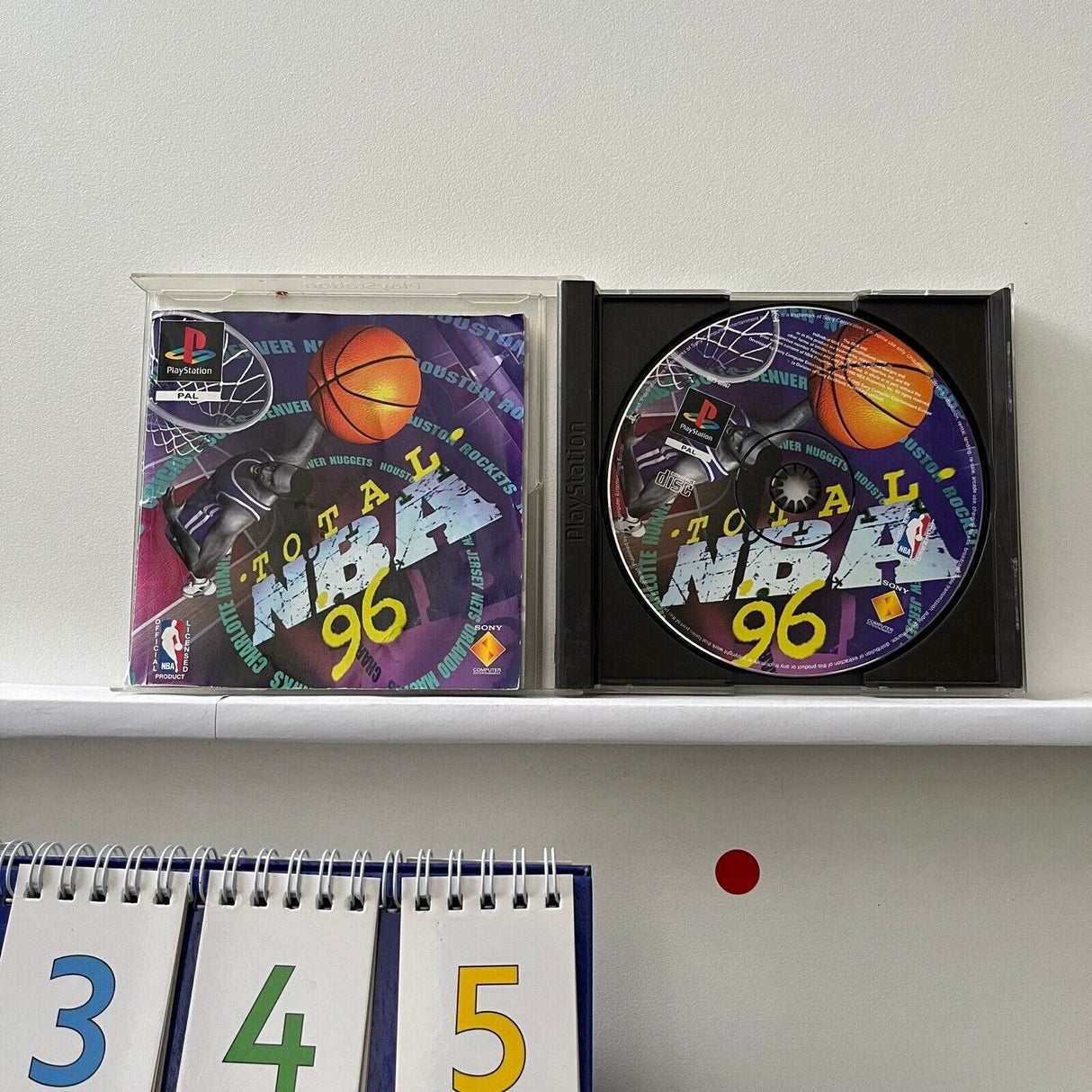 Total NBA 96 PS1 Playstation 1 Game + Manual PAL