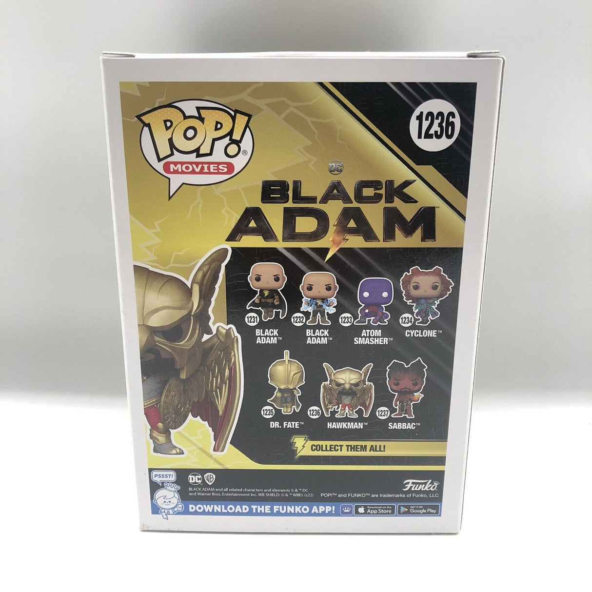 Black Adam Hawkman #1236 Funko Pop Vinyl Figure