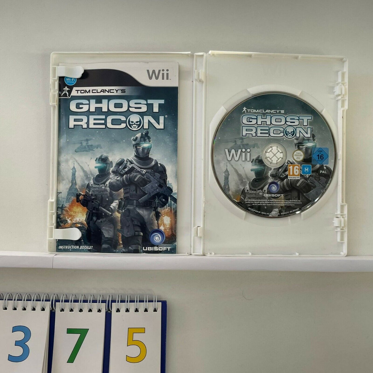 Tom Clancy's Ghost Recon Nintendo Wii Game + Manual PAL