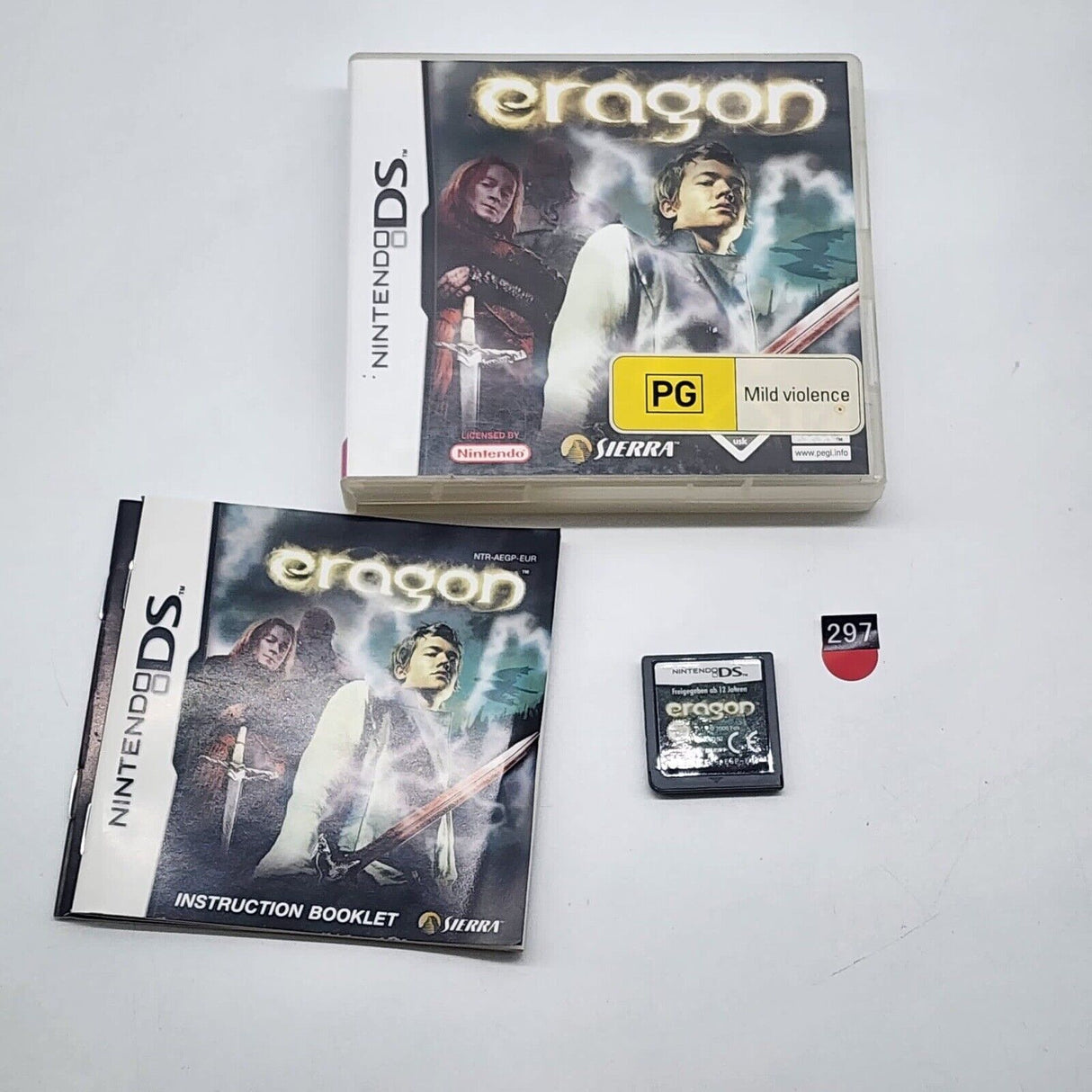 Eragon Nintendo DS Game + Manual