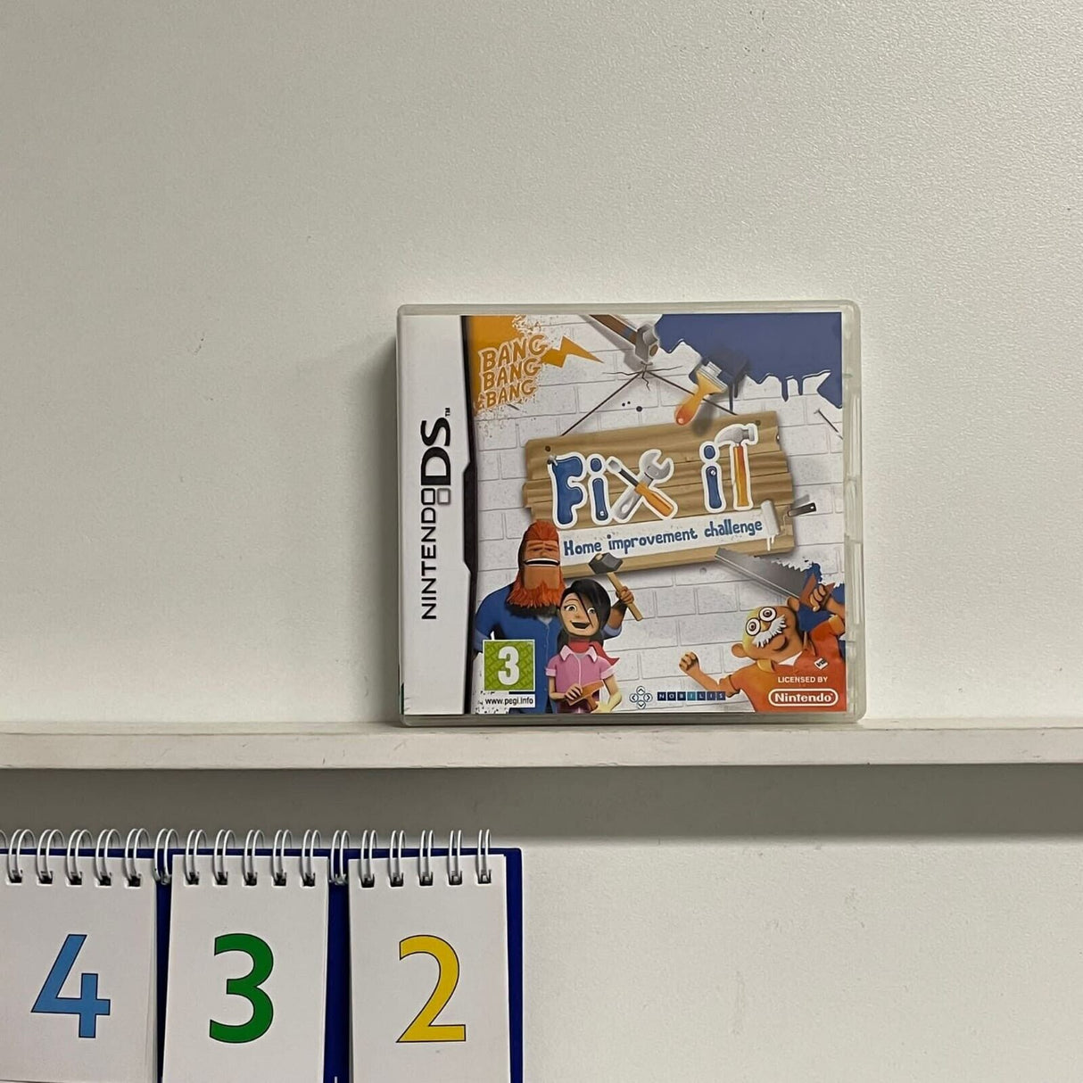 Fix It Home Improvement Challenge Nintendo DS game + manual