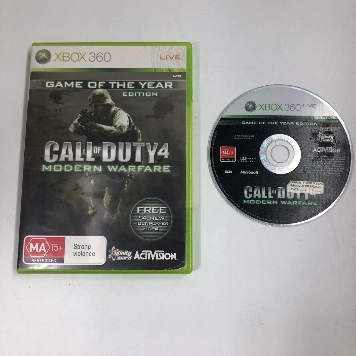 Call Of Duty 4 Modern Warfare Xbox 360 Game PAL