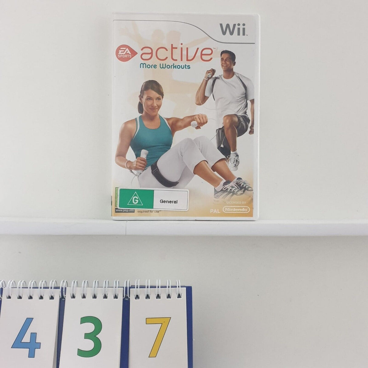 Active More Workouts Nintendo Wii Game + Manual PAL
