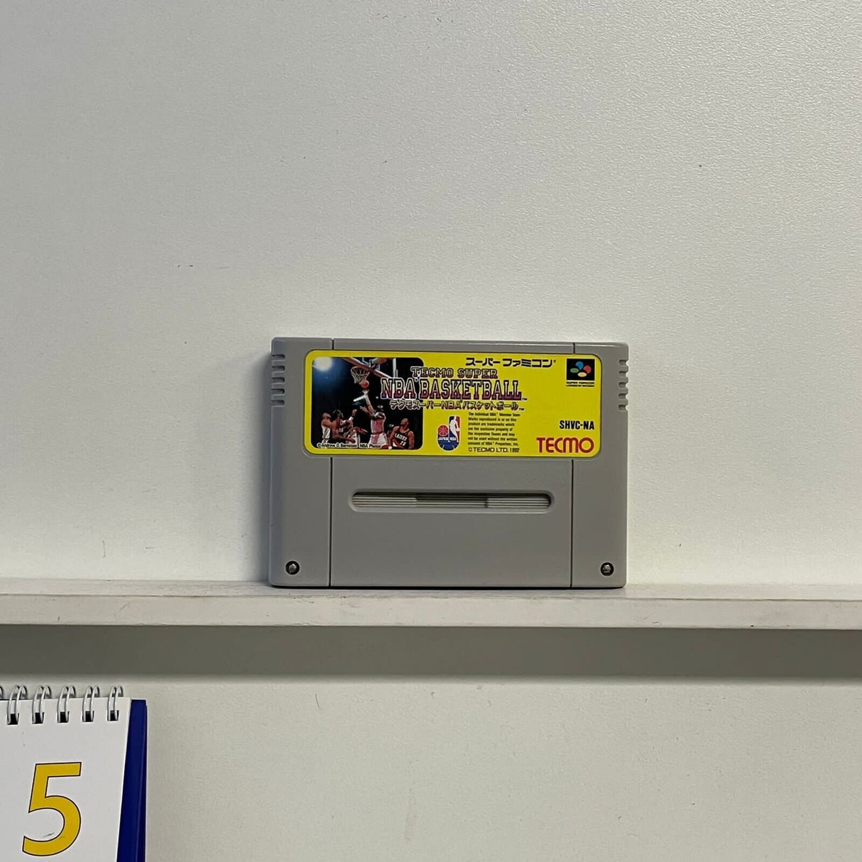 Tecmo Super NBA Basketball Nintendo Super Famicom SNES Game Cartridge NTSC-J