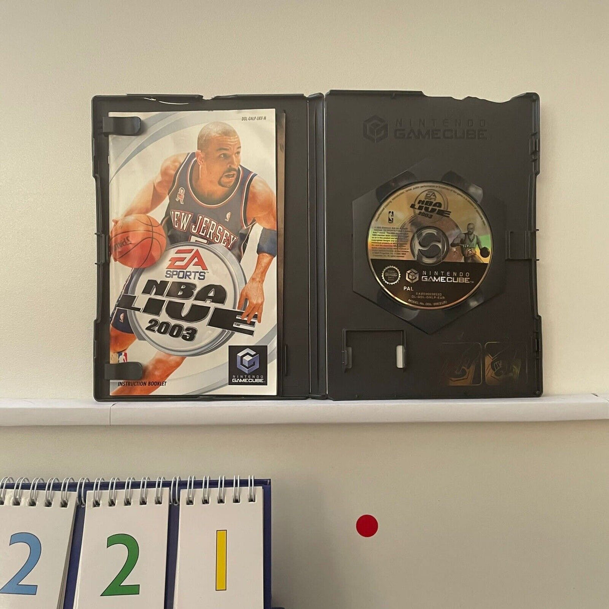 NBA Live 03 2003 Nintendo Gamecube Game + Manual PAL