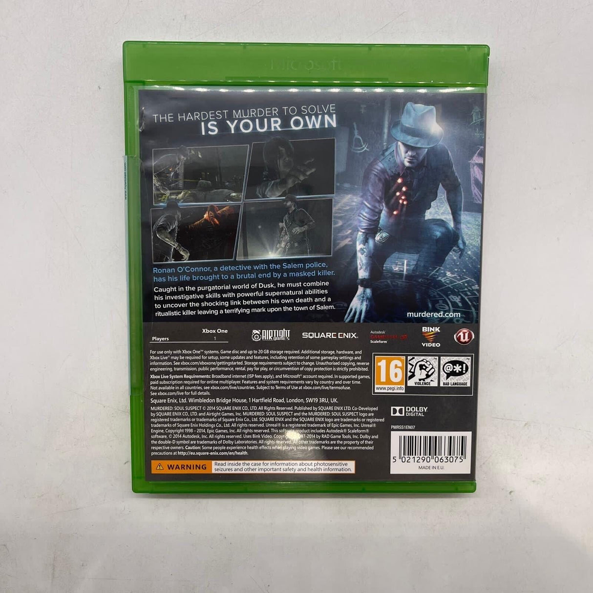Murdered Soul Suspect Xbox One Game Brand New SEALED