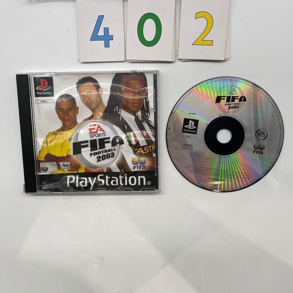 Fifa Football 2003 PS1 Playstation 1 Game PAL