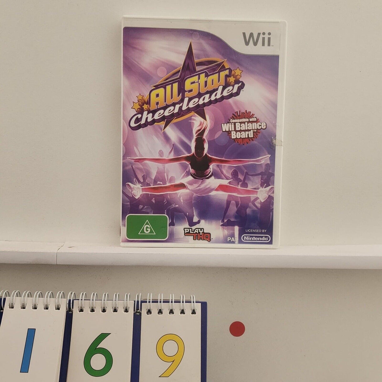 All Star Cheerleader Nintendo Wii Game + Manual PAL