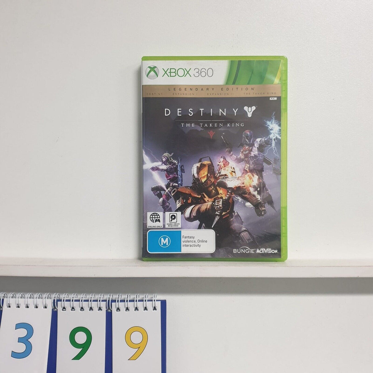 Destiny The Taken King Xbox 360 game + manual PAL