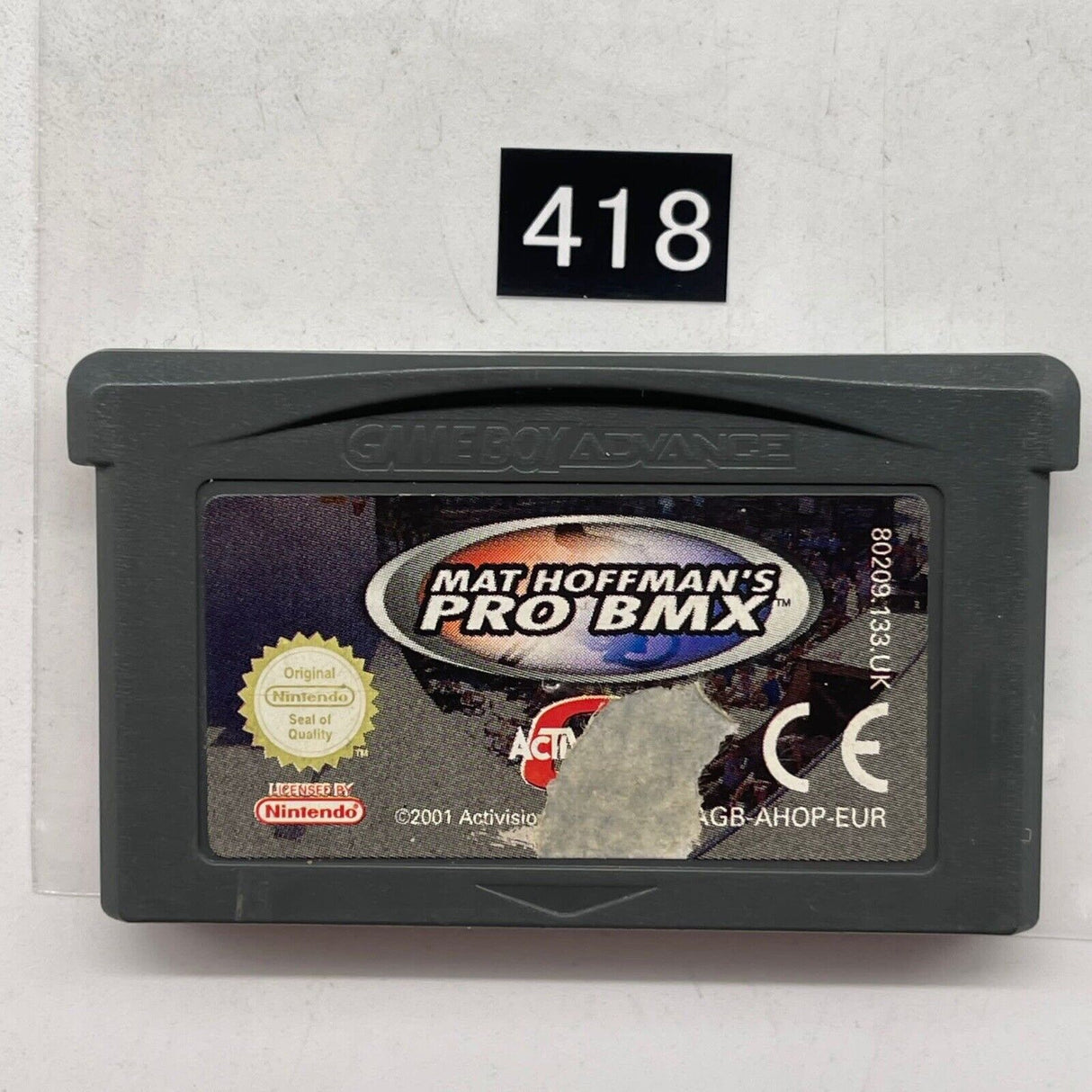Mat Hoffmans Pro BMX Nintendo Gameboy Advance GBA Game Cartridge