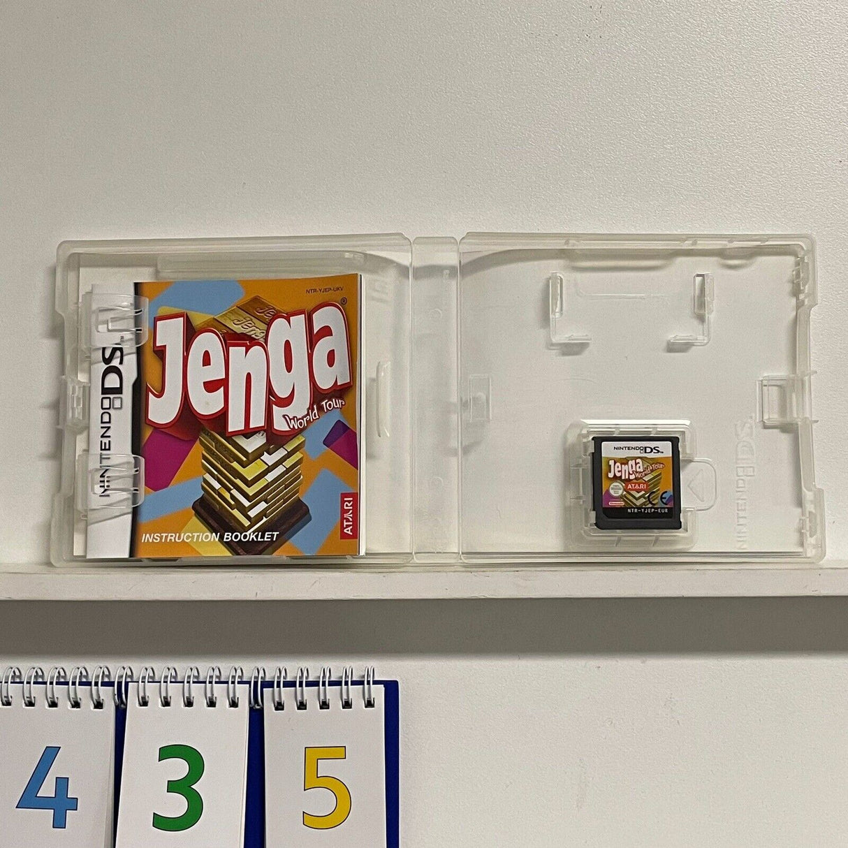Jenga World Tour Nintendo DS game + manual