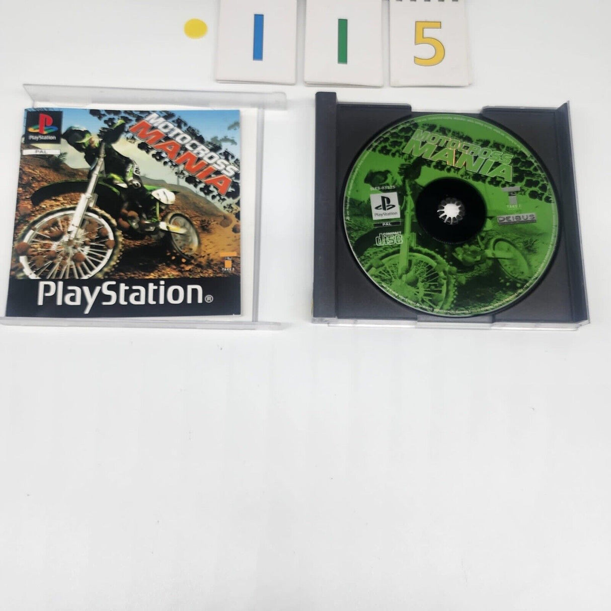 Motorcross Mania PS1 Playstation 1 Game + Manual PAL