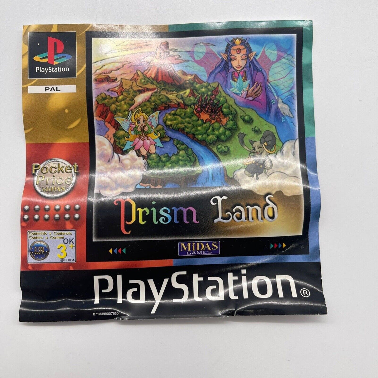 Prism Land PS1 Playstation 1 Game + Manual PAL 25F4