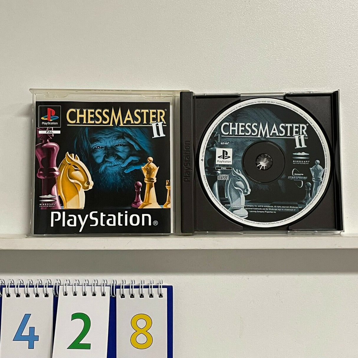 Chessmaster II 2 PS1 playstation 1 game + manual PAL