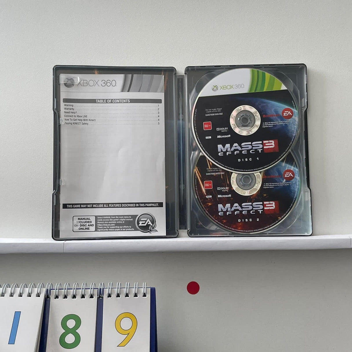 Mass Effect 3 III N7 Collector’s Edition Xbox 360 Game + Manual PAL