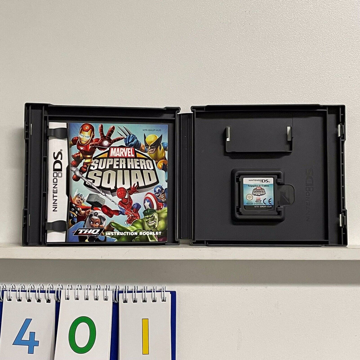 Marvel Super Hero Squad Nintendo DS game + manual