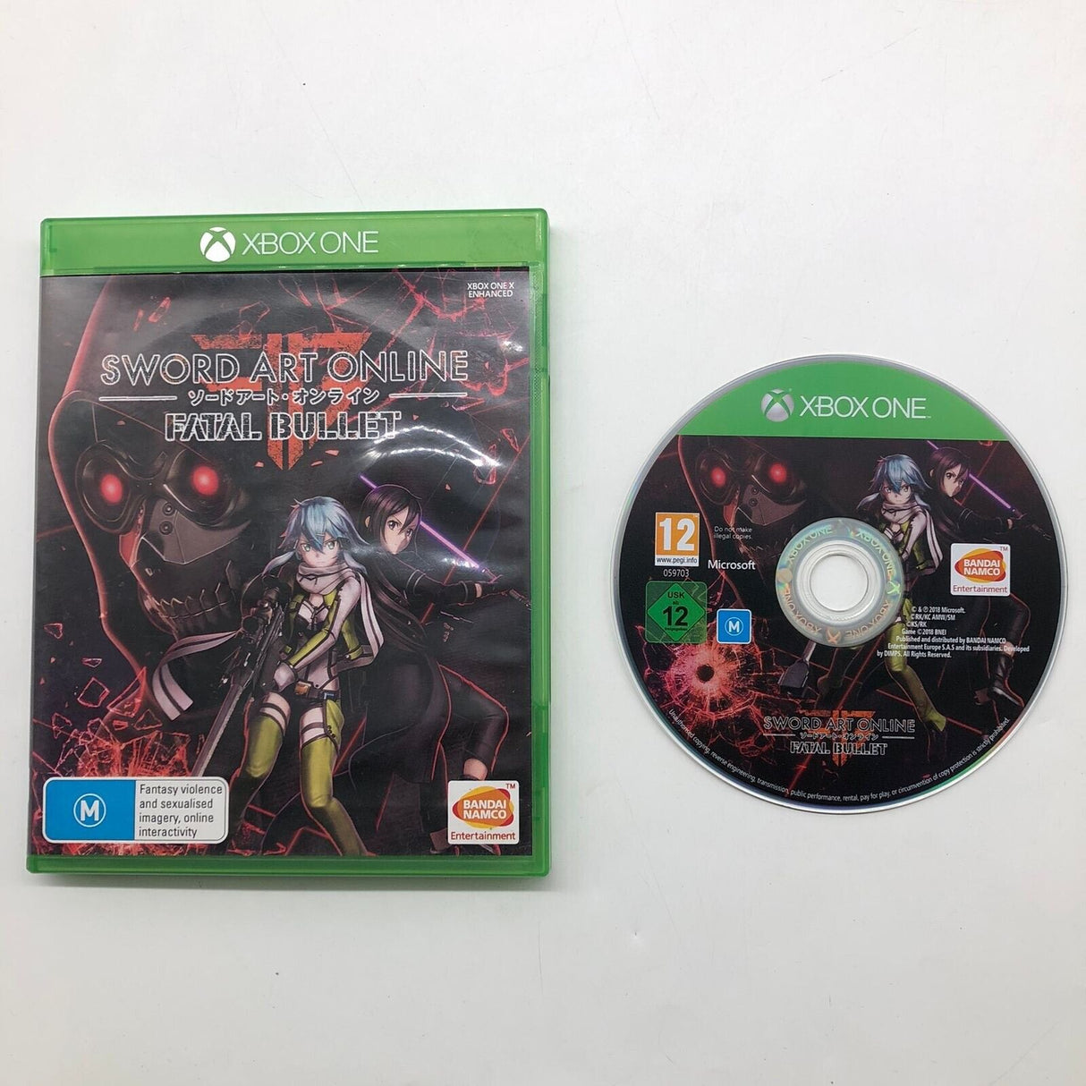 Sword Art Online Fatal Bullet Xbox one Game PAL