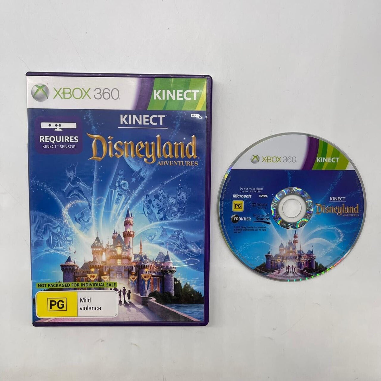 Kinect Disneyland Adventures Xbox 360 Game PAL