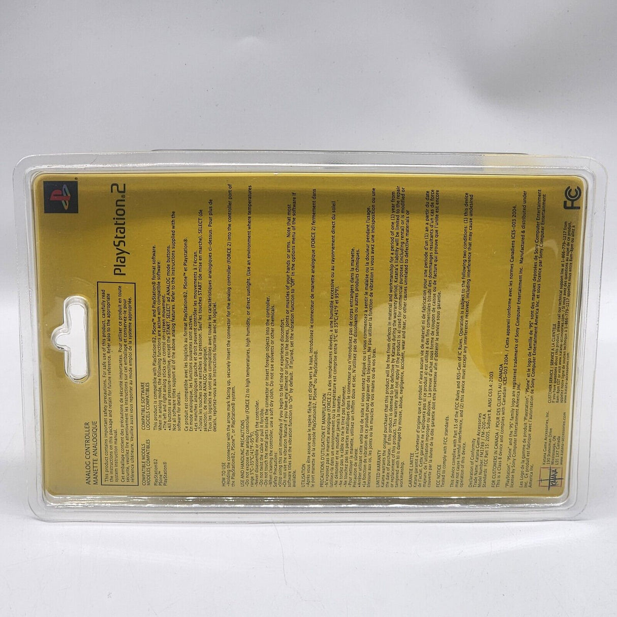 PS2 Sony Bundle PS2 Katana Force2 Wired Controller