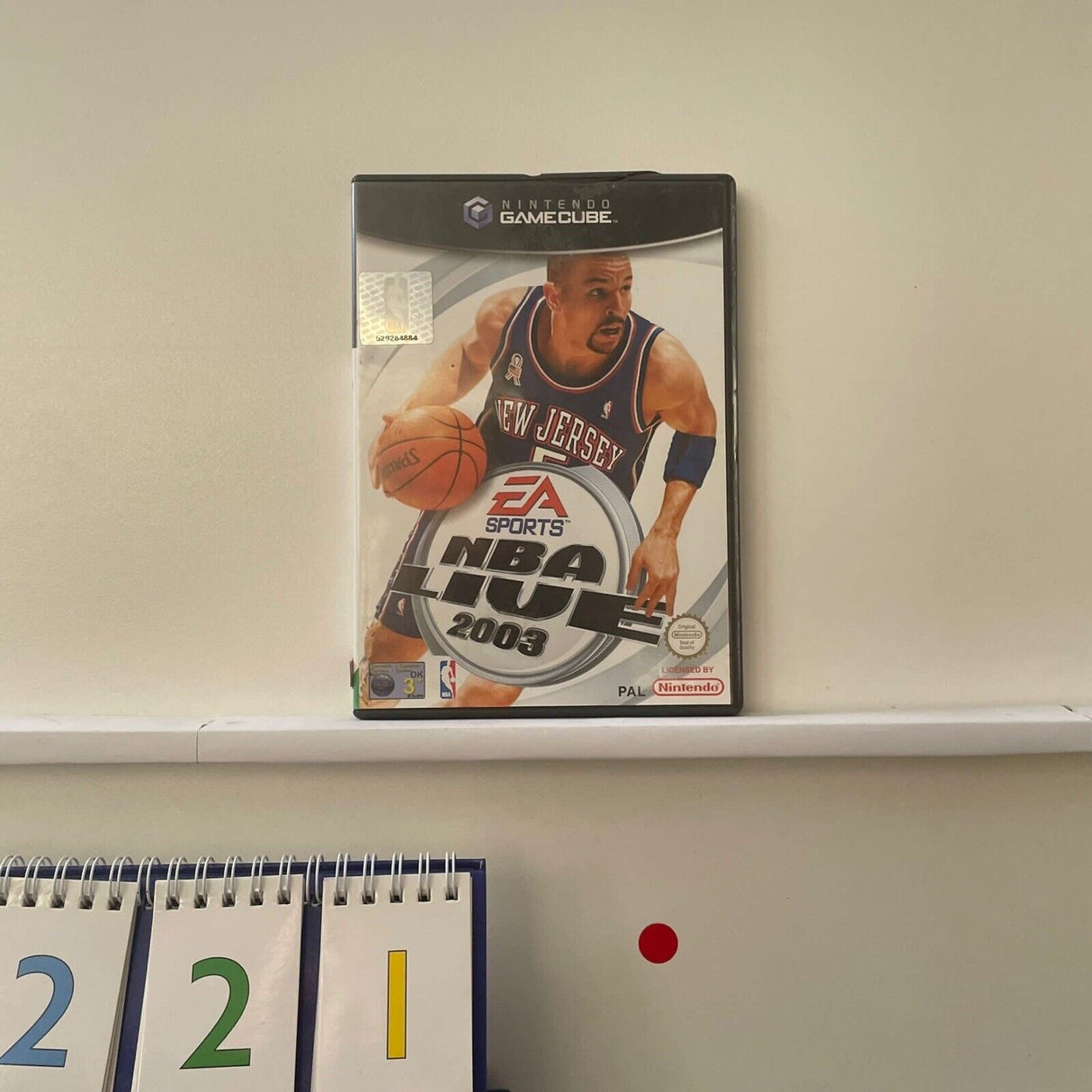 NBA Live 03 2003 Nintendo Gamecube Game + Manual PAL