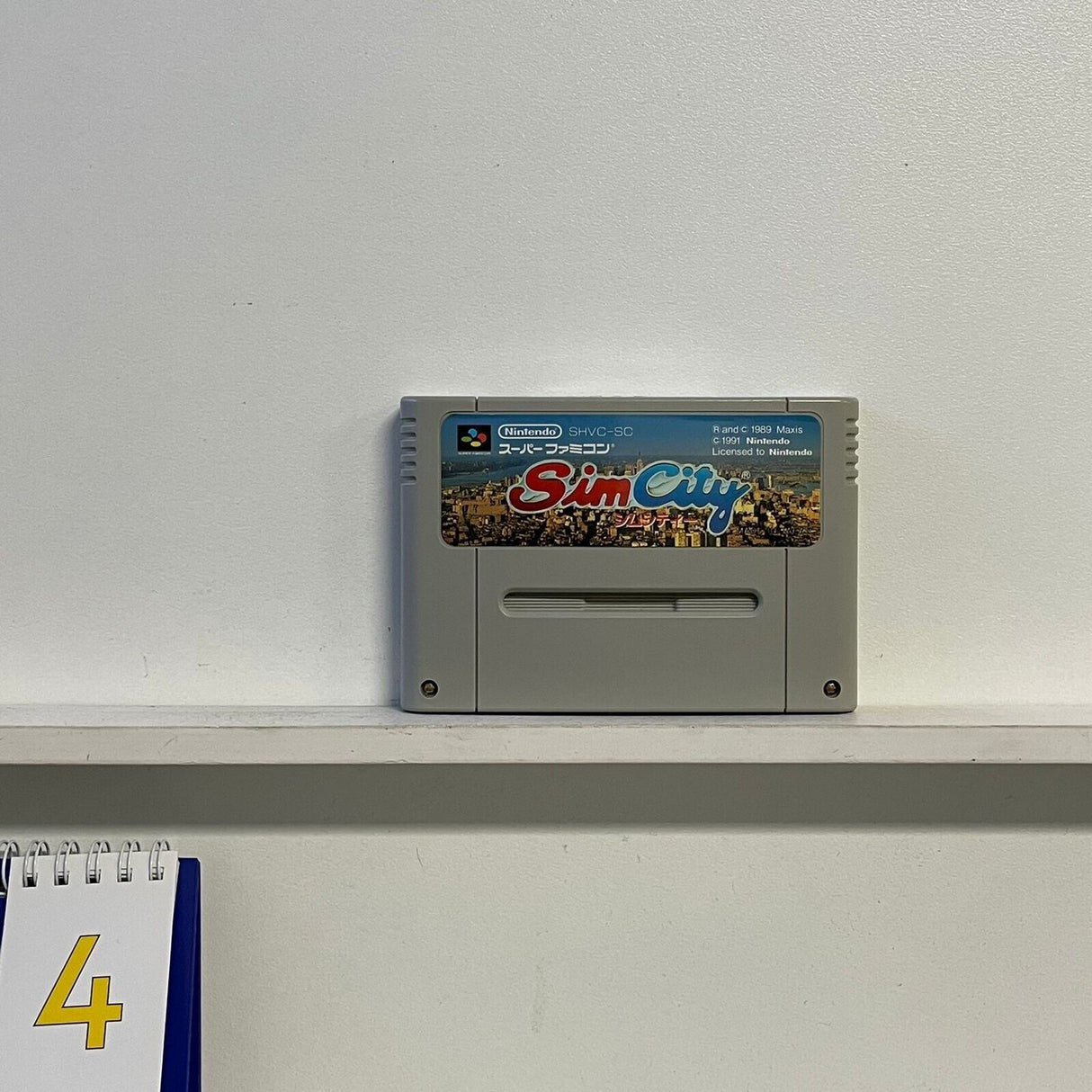 Sim City Nintendo Super Famicom SNES Game Cartridge NTSC-J