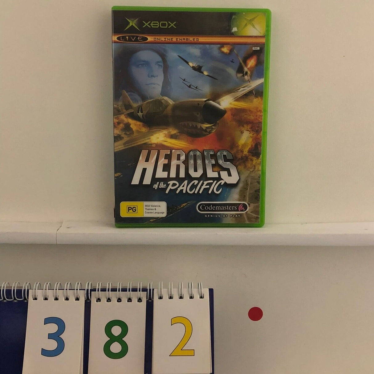 Heroes Of The Pacific Xbox Original Game + Manual PAL