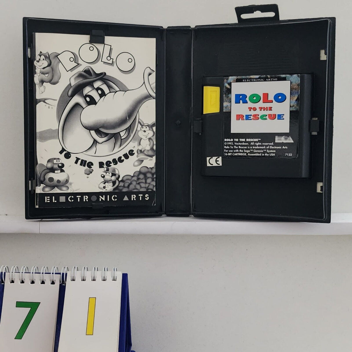 Rolo To The Rescue Sega Mega Drive Game + Manual PAL