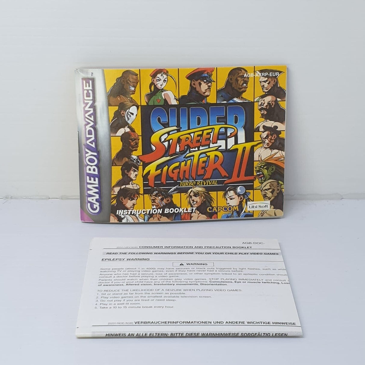 Super Street Fighter 2 turbo revival Gameboy Advance game Boxed Complete