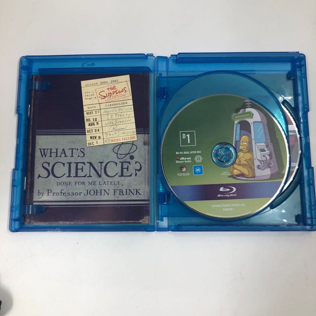 The Simpsons The Sixteen Season 16 DVD 3 Discs 25F4