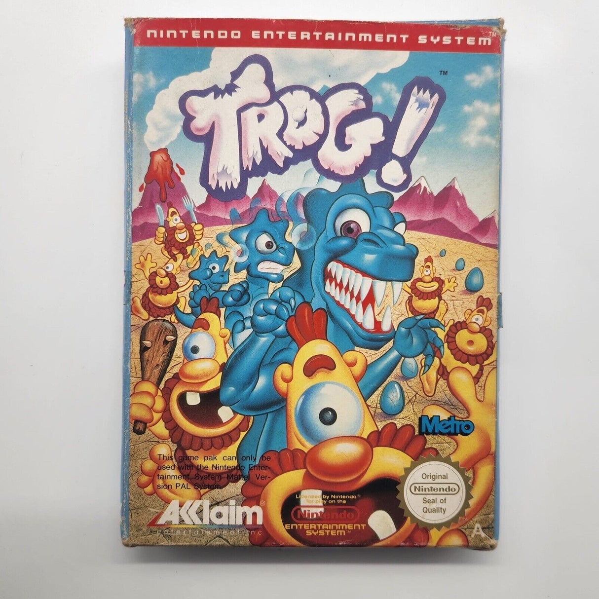 Trog Nintendo Entertainment System NES Game Boxed