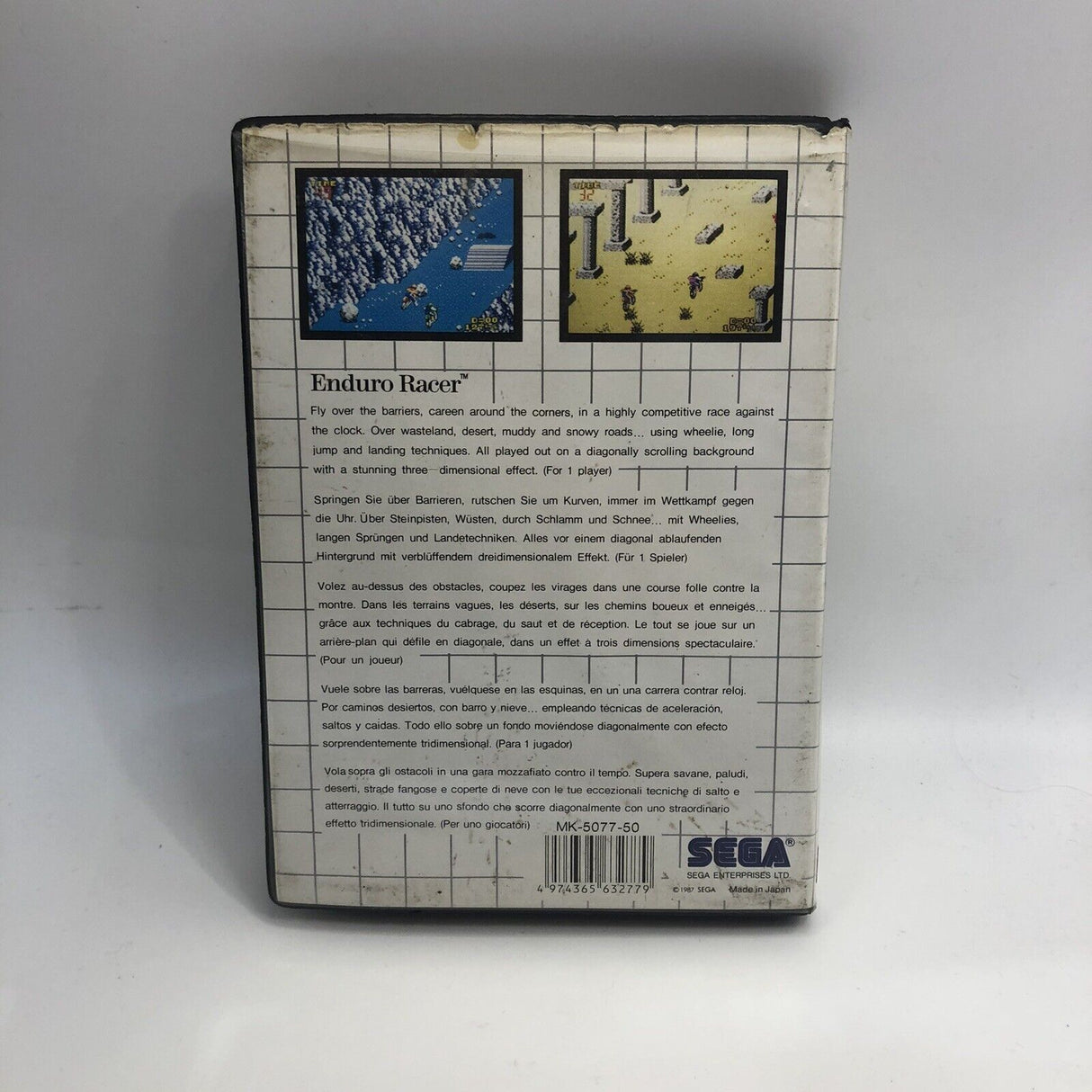 Enduro Racer Sega Master System Game