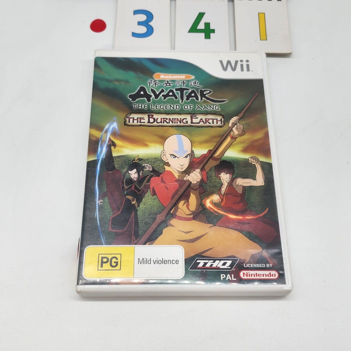 Avatar The Legend Of Aang The Burning Earth Nintendo Wii Game + Manual PAL