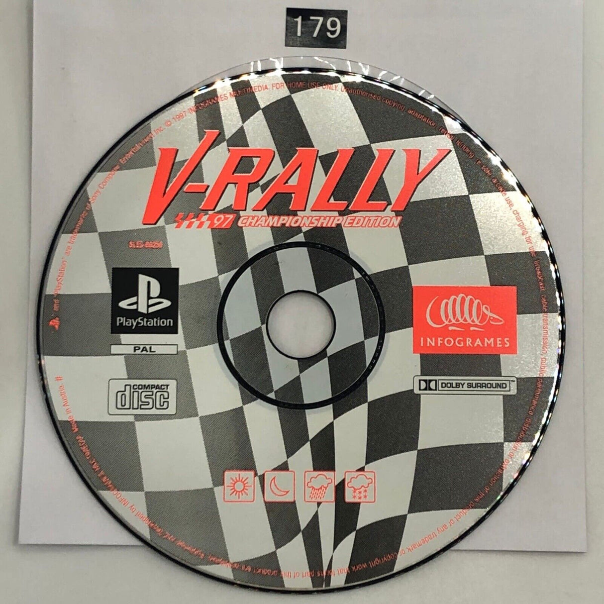 V-Rally 97 Championship Edition PS1 Playstation 1 Game Disc Only