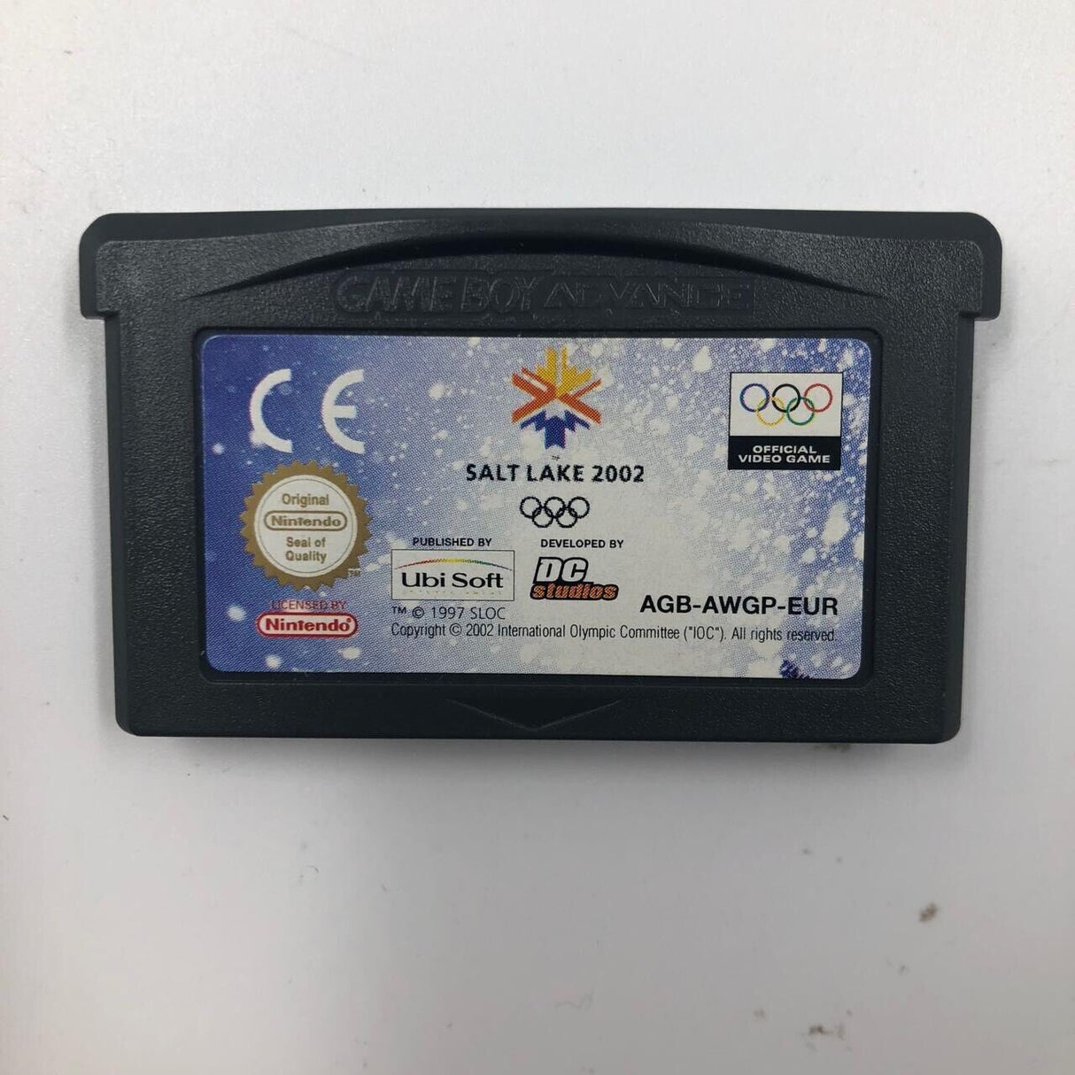 Salt Lake 2002 Nintendo Gameboy Advance GBA Game Cartridge
