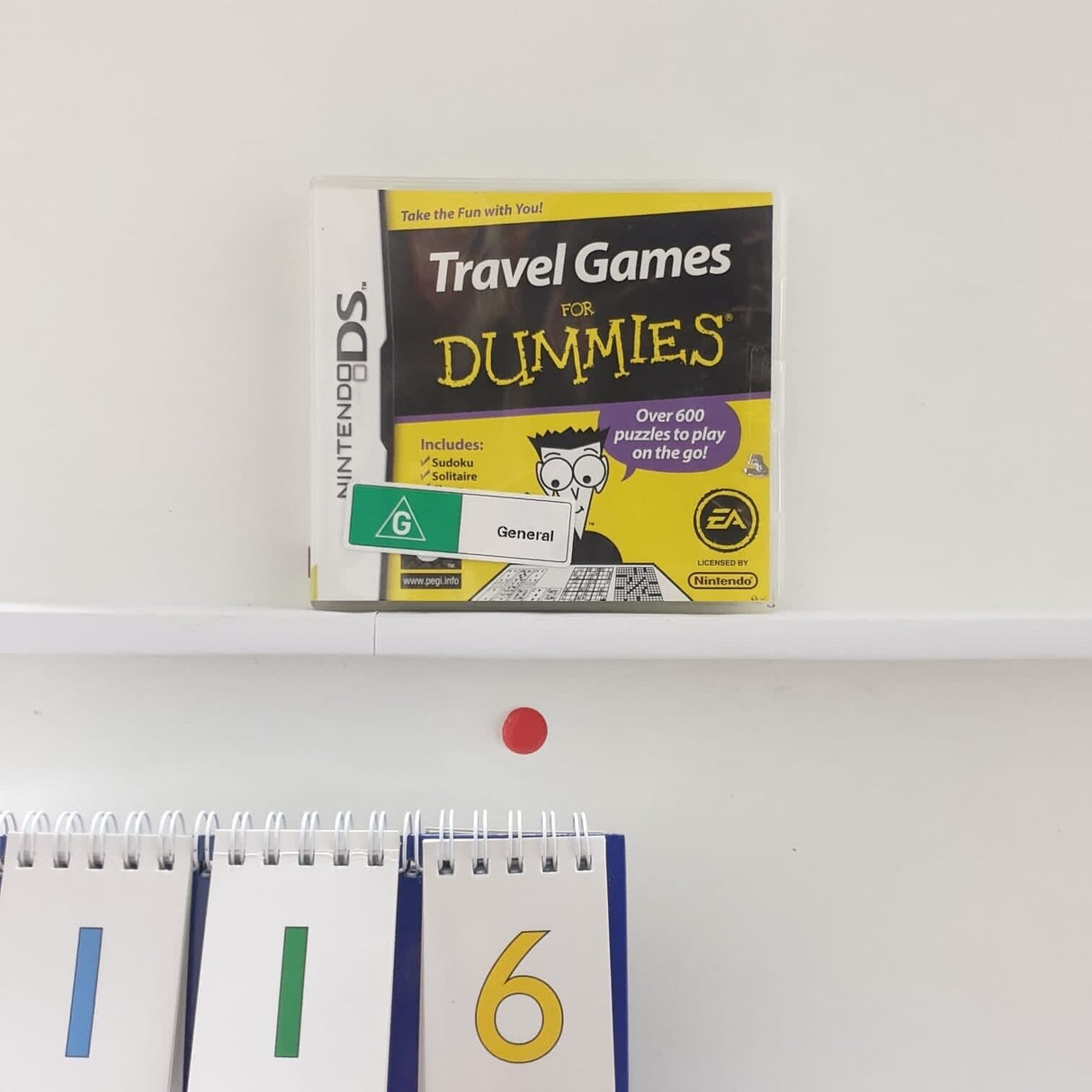 Travel Games for Dummies Nintendo DS game + manual