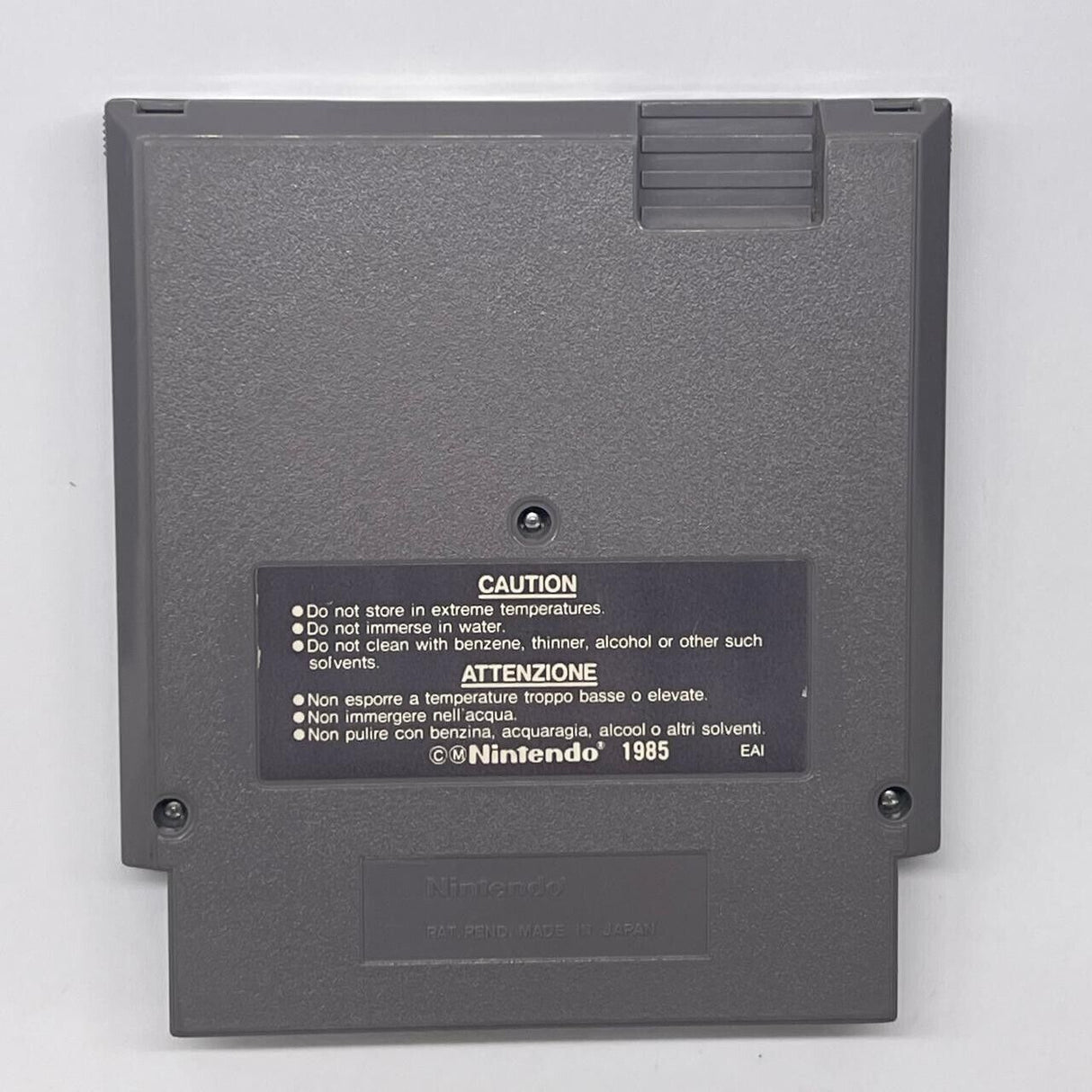 Metal Gear Nintendo Entertainment System NES Game PAL