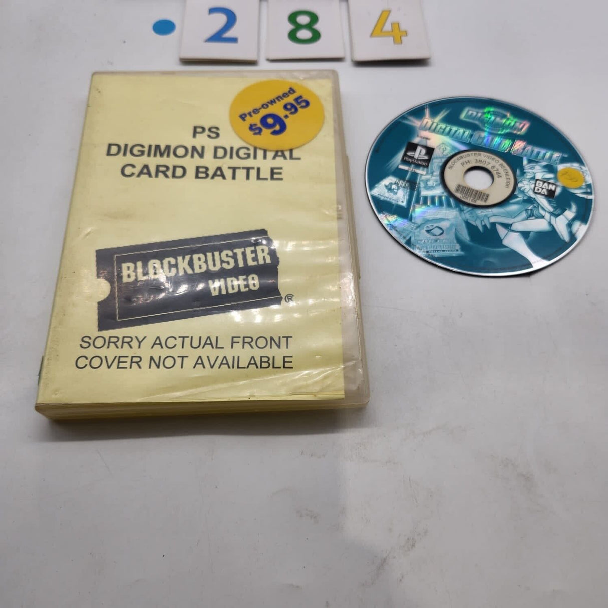 Digimon Digital Card Battle PS1 Playstation 1 Game PAL